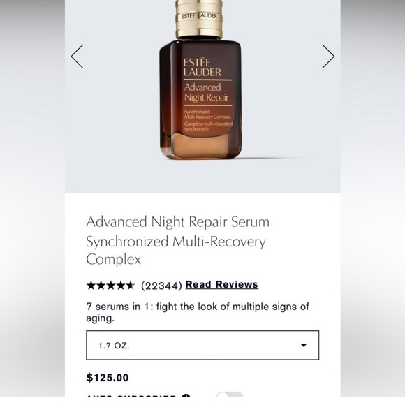 Estée Lauder Advanced Night Repair Serum, 1.7 fl oz, NEW! - Picture 2 of 3